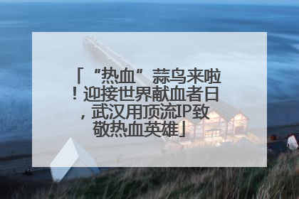 “热血”蒜鸟来啦！迎接世界献血者日，武汉用顶流IP致敬热血英雄