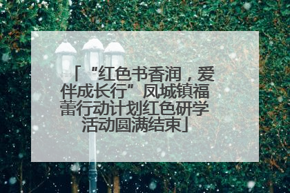 “红色书香润，爱伴成长行”凤城镇福蕾行动计划红色研学活动圆满结束