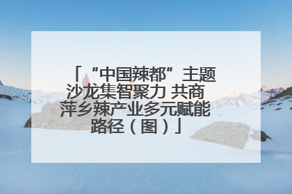 “中国辣都”主题沙龙集智聚力 共商萍乡辣产业多元赋能路径（图）