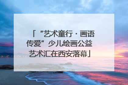 “艺术童行・画语传爱”少儿绘画公益艺术汇在西安落幕