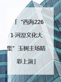 “西海2261·河湟文化大集”玉树主场精彩上演