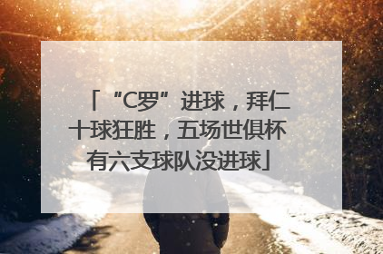 “C罗”进球，拜仁十球狂胜，五场世俱杯有六支球队没进球