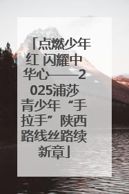 点燃少年红 闪耀中华心——2025浦莎青少年“手拉手”陕西路线丝路续新章