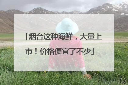 烟台这种海鲜，大量上市！价格便宜了不少