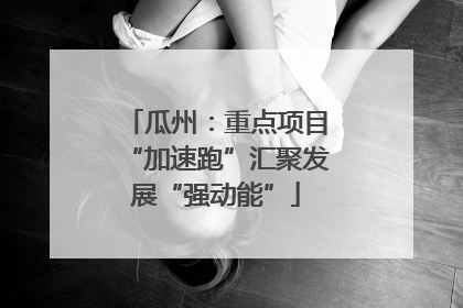 瓜州：重点项目“加速跑”汇聚发展“强动能”