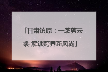 甘肃镇原：一袭剪云裳 解锁跨界新风尚
