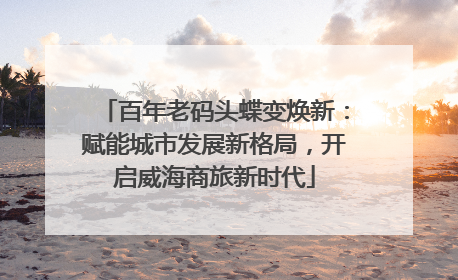 百年老码头蝶变焕新：赋能城市发展新格局，开启威海商旅新时代