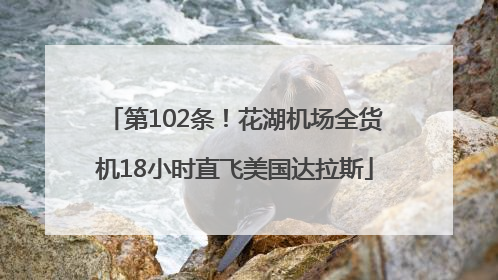 第102条！花湖机场全货机18小时直飞美国达拉斯