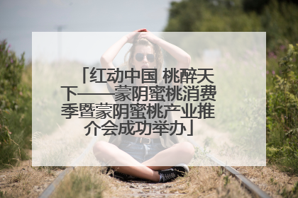 红动中国 桃醉天下——蒙阴蜜桃消费季暨蒙阴蜜桃产业推介会成功举办