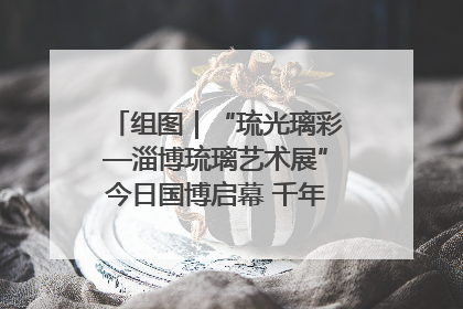 组图｜“琉光璃彩—淄博琉璃艺术展”今日国博启幕 千年窑火绽放京城