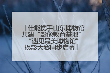 佳能携手山东博物馆共建“影像教育基地” “遇见最美博物馆”摄影大赛同步启幕