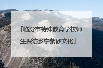 临汾市特殊教育学校师生探访乡宁紫砂文化