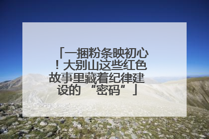 一捆粉条映初心！大别山这些红色故事里藏着纪律建设的 “密码”
