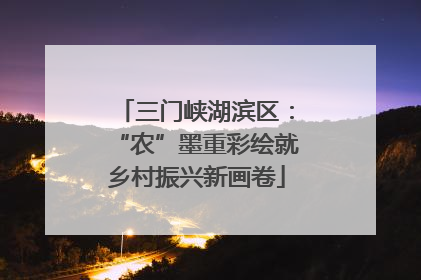三门峡湖滨区：“农”墨重彩绘就乡村振兴新画卷