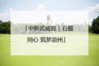 中新武威观｜石榴同心 筑梦凉州