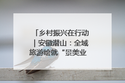 乡村振兴在行动｜安徽潜山：全域旅游绘就“景美业兴民富”新画卷