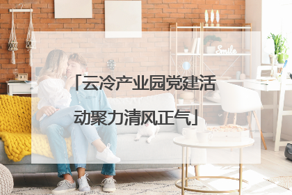 云冷产业园党建活动聚力清风正气
