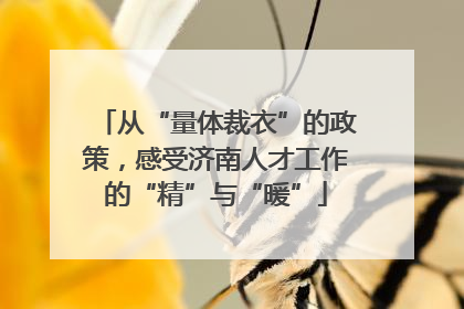 从“量体裁衣”的政策，感受济南人才工作的“精”与“暖”