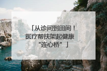 从诊间到田间！医疗帮扶架起健康“连心桥”