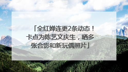 全红婵连更2条动态！卡点为陈艺文庆生，晒多张合影和新玩偶照片