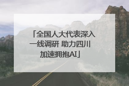 全国人大代表深入一线调研 助力四川加速拥抱AI
