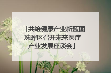 共绘健康产业新蓝图 珠晖区召开未来医疗产业发展座谈会
