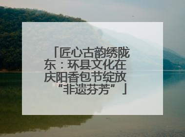 匠心古韵绣陇东：环县文化在庆阳香包节绽放“非遗芬芳”