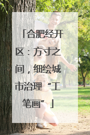 合肥经开区：方寸之间，细绘城市治理“工笔画”