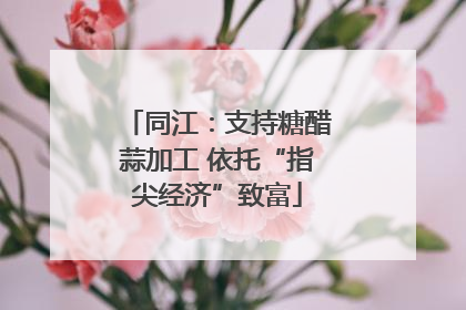 同江：支持糖醋蒜加工 依托“指尖经济”致富