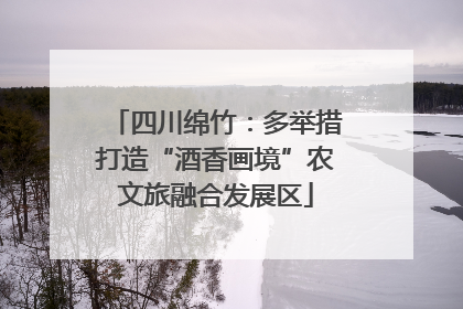 四川绵竹：多举措打造“酒香画境”农文旅融合发展区