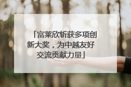 富莱欣斩获多项创新大奖，为中越友好交流贡献力量