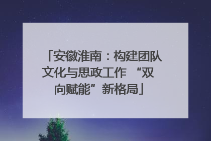 安徽淮南：构建团队文化与思政工作 “双向赋能”新格局