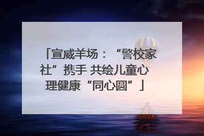 宣威羊场：“警校家社”携手 共绘儿童心理健康“同心圆”