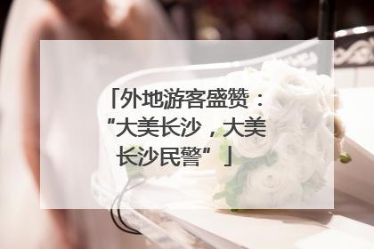 外地游客盛赞：“大美长沙，大美长沙民警”