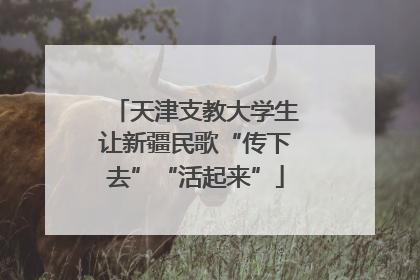 天津支教大学生让新疆民歌“传下去”“活起来”