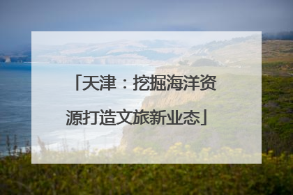 天津：挖掘海洋资源打造文旅新业态