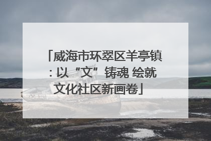 威海市环翠区羊亭镇：以“文”铸魂 绘就文化社区新画卷