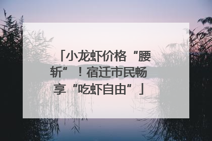 小龙虾价格“腰斩”！宿迁市民畅享“吃虾自由”