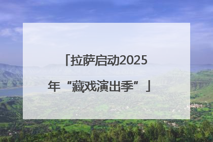 拉萨启动2025年“藏戏演出季”