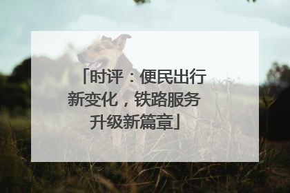时评：便民出行新变化，铁路服务升级新篇章