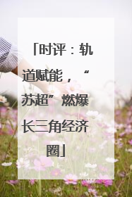 时评：轨道赋能，“苏超”燃爆长三角经济圈