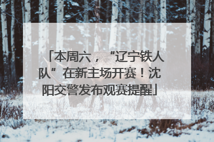 本周六，“辽宁铁人队”在新主场开赛！沈阳交警发布观赛提醒
