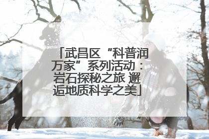 武昌区“科普润万家”系列活动：岩石探秘之旅 邂逅地质科学之美