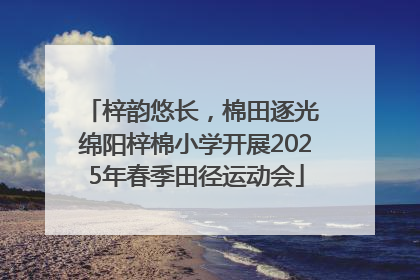 梓韵悠长，棉田逐光 绵阳梓棉小学开展2025年春季田径运动会