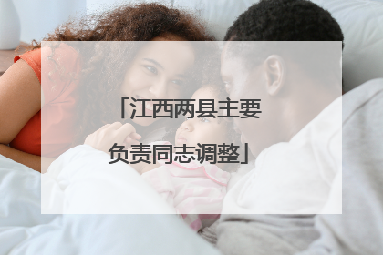 江西两县主要负责同志调整