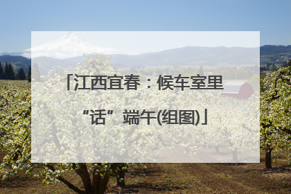 江西宜春：候车室里“话”端午(组图)