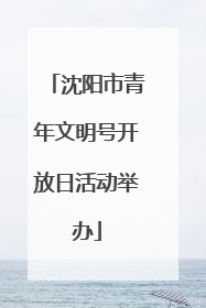 沈阳市青年文明号开放日活动举办