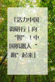 活力中国调研行｜向“智”！中国机器人“跑”起来
