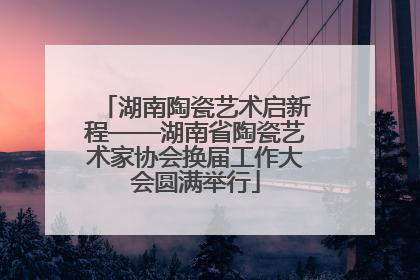 湖南陶瓷艺术启新程——湖南省陶瓷艺术家协会换届工作大会圆满举行