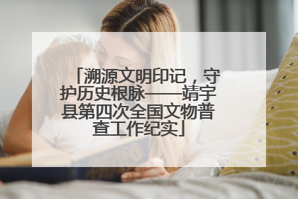 溯源文明印记，守护历史根脉——靖宇县第四次全国文物普查工作纪实
